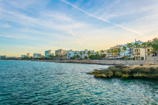 istock Seaside view of Cala Millor, Mallorca, Spain 1053496548