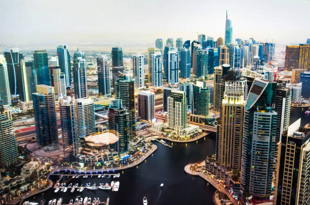 istock Dubai marina view from above in the UAE 1053497342