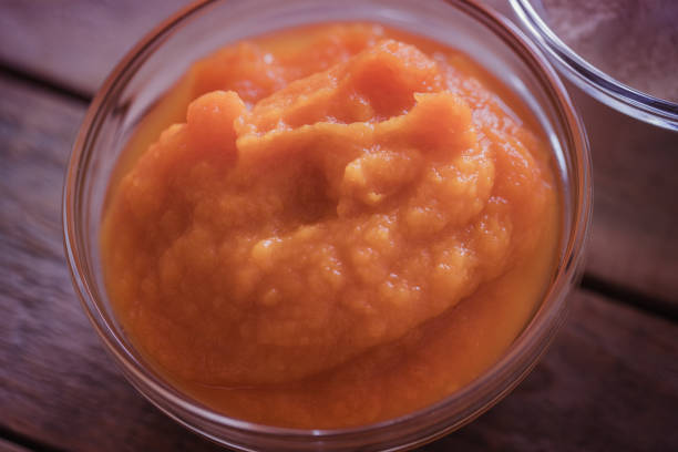 istock Pumpkin pie making - ingredients in glass bowls 1053498650