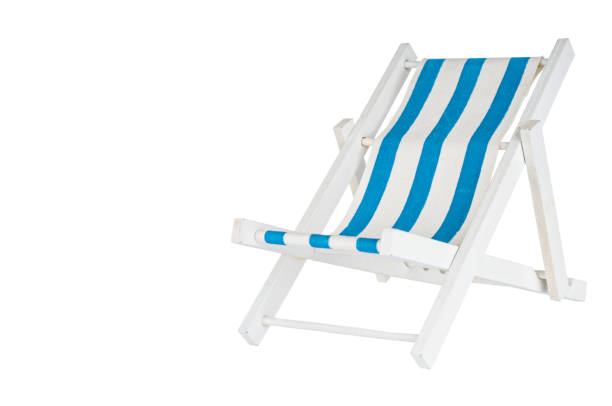 istock Sun lounger isolated on white background 1053502284