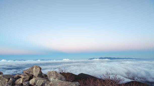 istock Sunrise Mt.Kinpu in Japan 1053516378