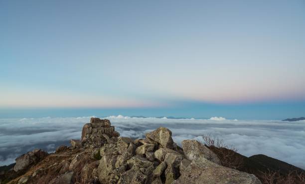 istock Sunrise Mt.Kinpu in Japan 1053516380