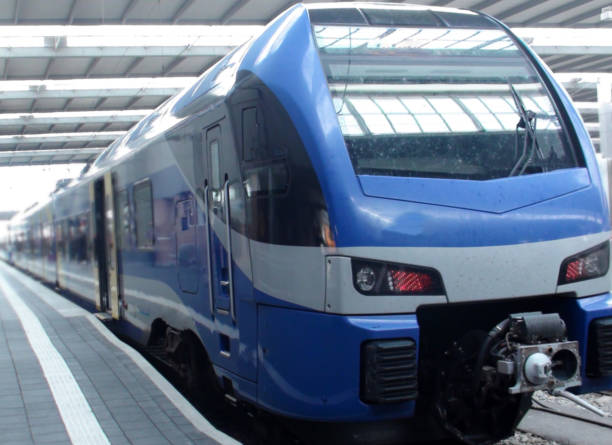 istock Train Packed At Munich Railway Station View In Munich Germany Europe 1053516936