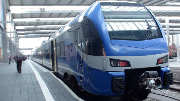 istock German Train Packed At Munich Railway Station View In Munich Germany Europe 1053518806