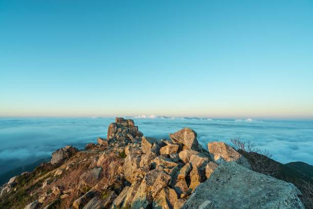 istock Sunrise Mt.Kinpu in Japan 1053518916