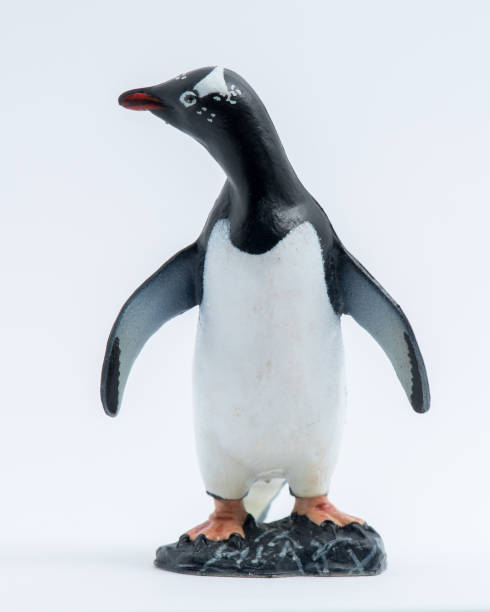 istock Penguin Toy isolated on white background 1053521182