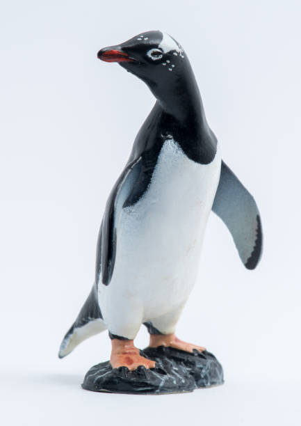 istock Penguin Toy isolated on white background 1053521190