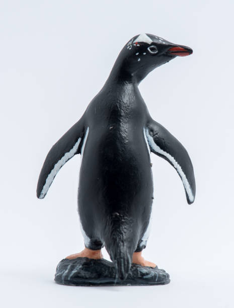 istock Penguin Toy isolated on white background 1053521208
