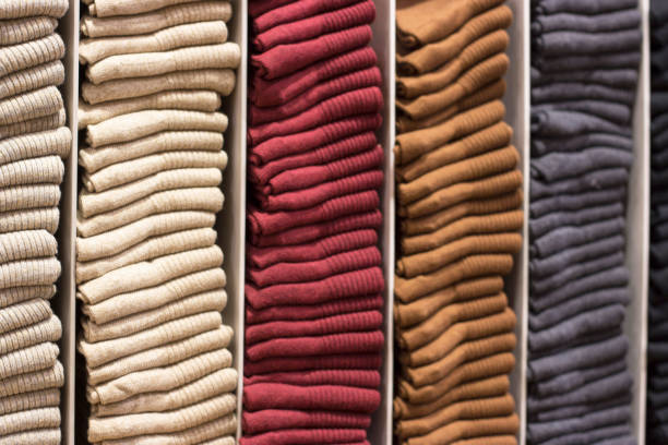 istock colorful socks stacked on the shelf 1053533078