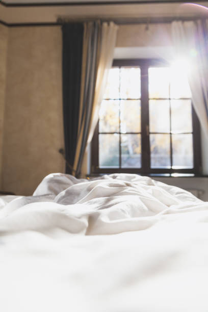 istock Autumn morning in bedroom 1053538092