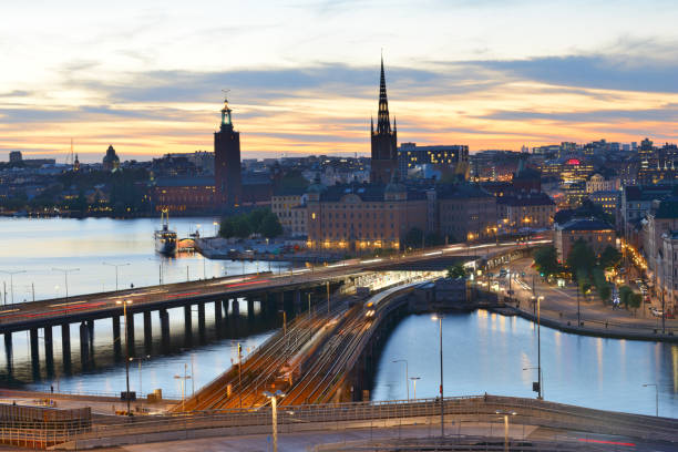 istock Stockholm Skyline from above, Sweden. 1053546712