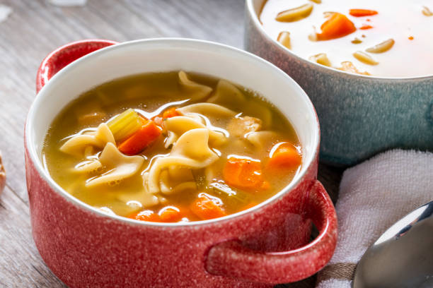 istock Bowl of Chicken Noodle Soup 1053550924