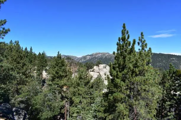 A glimpse of Big Bear from the top.