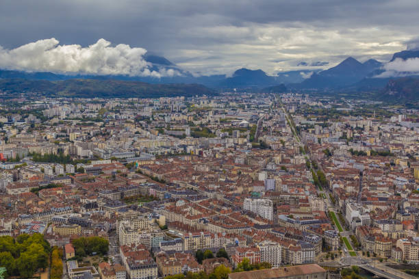 istock view of Grenoble since the Bastille 1053559398