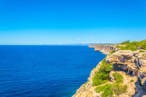 istock Ragged coast of Mallorca at Cap Blanc 1053573268