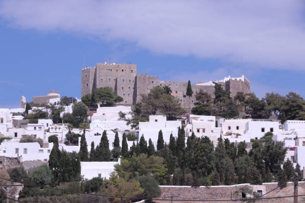istock St. John the Evangelist Monastery, Chora village 1053579730