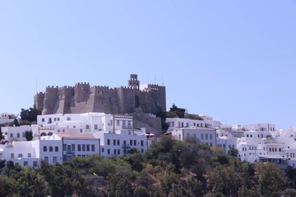 istock St. John the Evangelist Monastery, Chora village 1053579748
