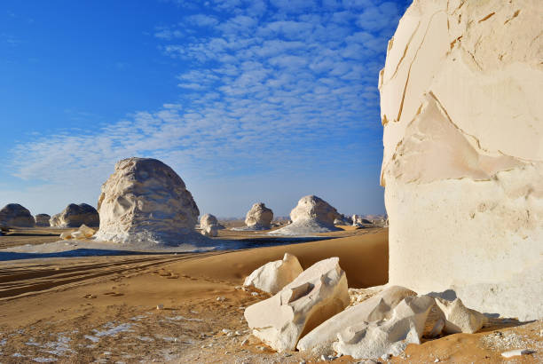istock The limestone formation in White desert Sahara Egypt 1053582018