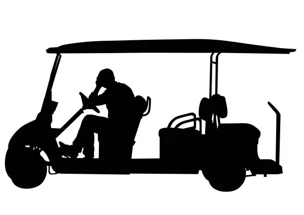 Vector illustration of Passenger car