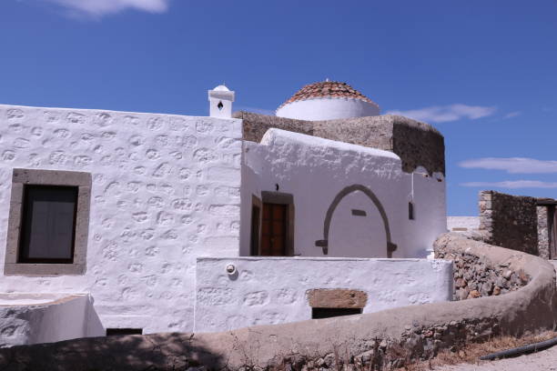 istock Greek Orthodox Church, Chora, Patmos 1053582864