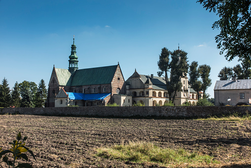 Cistercian abbey and church in Wachock in Poland