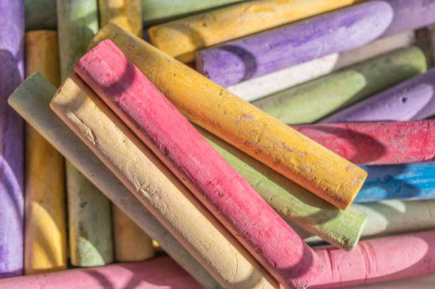 istock Sticks of chalk in various colours 1053595032