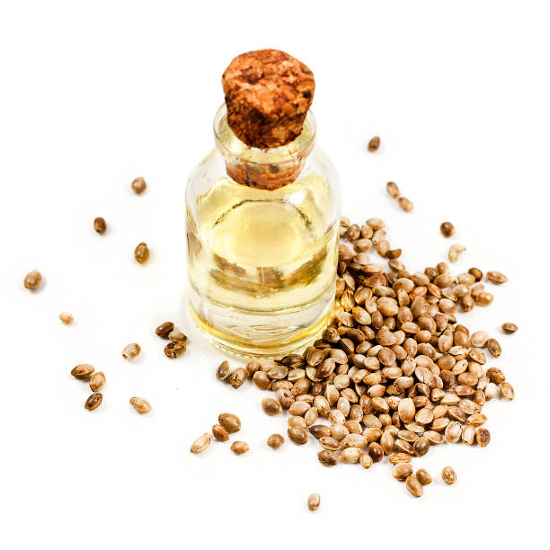 istock Cannabis seeds and cannabis oil 1053613488