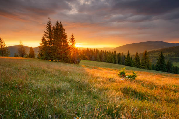 istock Autumn landscape. Autumn mountains. 1053614464
