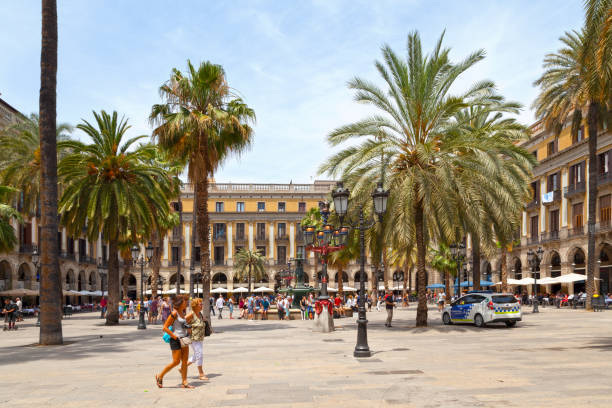 Cafe at Placa Real, Barcelona, Spain