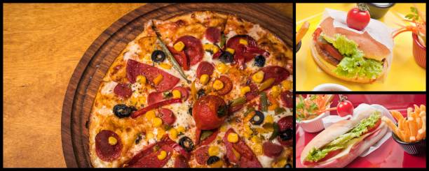 istock Collage of fast food products 1053626332