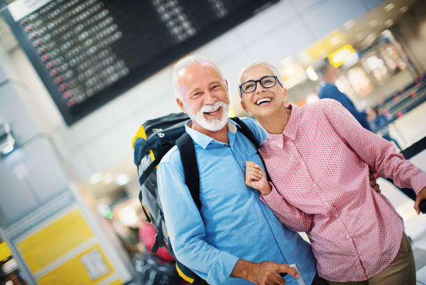 istock Waiting for a check-in at an airport. 1053626538