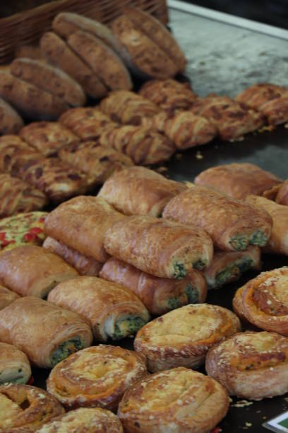 istock Luxurious sorts of bread at a market 1053636972