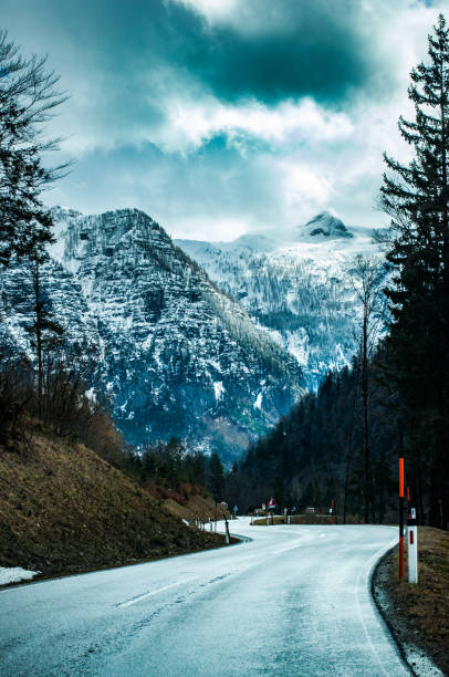 istock Spectacular view on the road in the mountains in Austria 1053639902