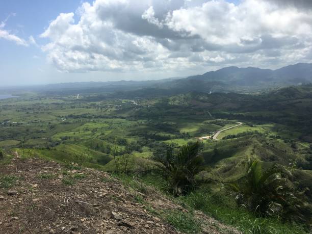 istock Observing the valley from the mountain 1053660756