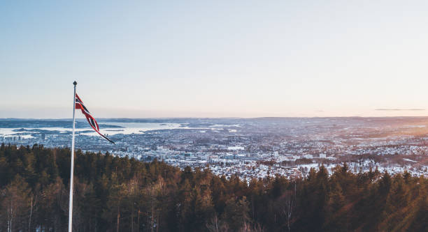 istock Scenic view of Oslo in sunset. 1053678470