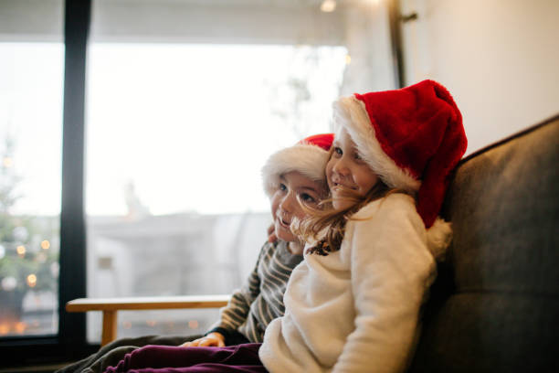 istock Waiting for presents on Christmas morning 1053689988