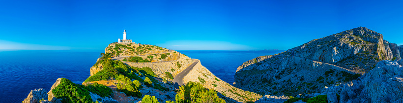 Far Formentor lighthouse at Mallorca, Spain