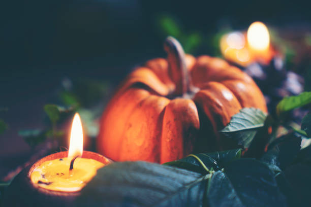 istock Halloween pumpkins, art picture for Halloween concept 1053715868