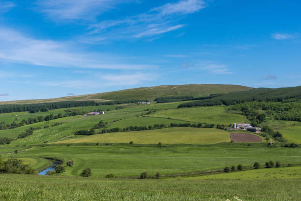 Valley by Drumlanrig Castle, Dumfriesshire, Scotland UK.