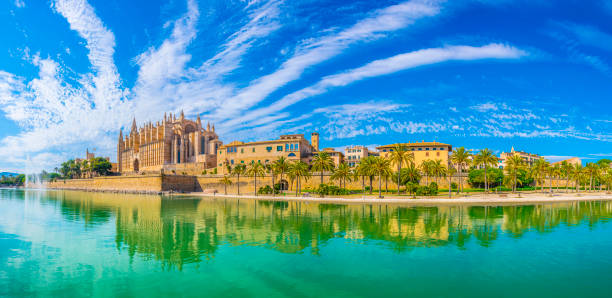 Cathedral of Mallorca, Spain Cathedral of Mallorca, Spain palma majorca stock pictures, royalty-free photos & images