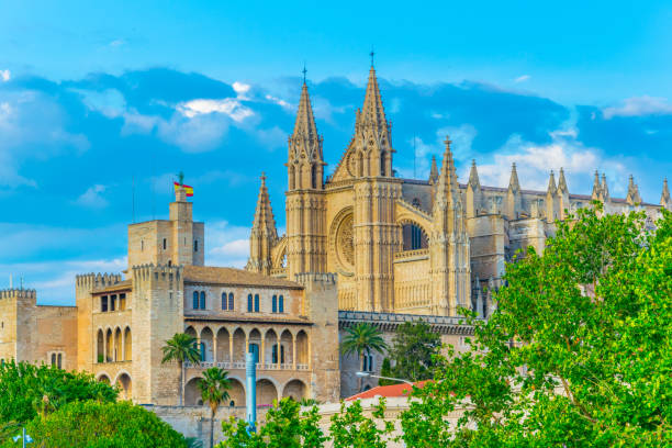 istock Cathedral of Mallorca, Spain 1053725650