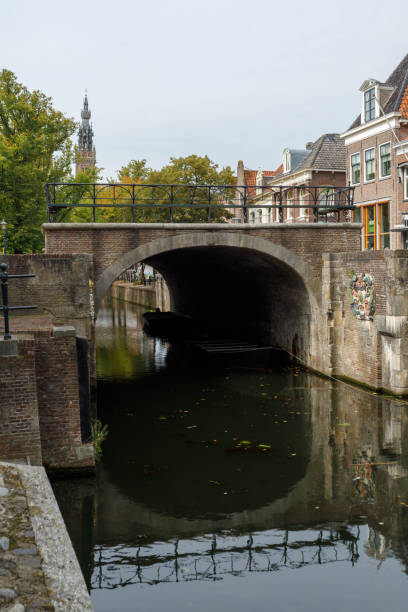 istock Canal and Bridge In Edam, Netherlands 1053725898
