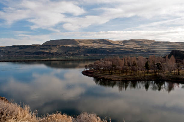 Horsethief Lake, and the Columbia River, taken one winter day a few years ago.