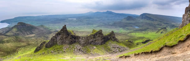 istock Cliff named The Prison, on the Quiraing path 1053730476