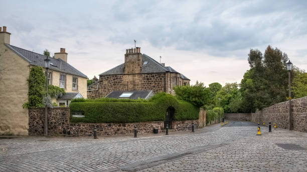istock Cobblestone street of Duddingston 1053730674