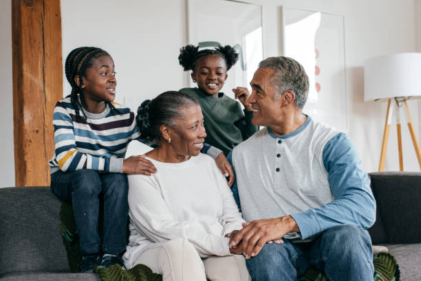istock Grandparents and grandchildren 1053736312