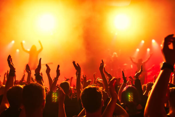istock Crowd Enjoying Music Concert At Night 1053738870