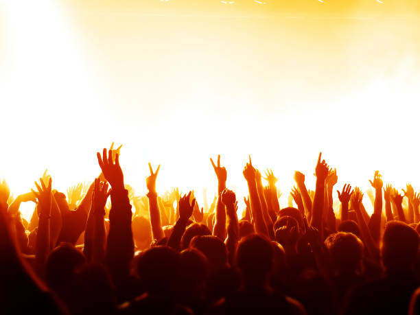 istock Crowd Gesturing At Music Concert 1053740390