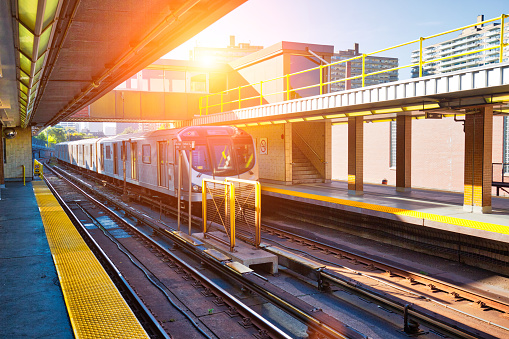 Renovated trains operating at Toronto Subway TTC lines