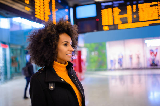 istock Woman traveling. 1053752096
